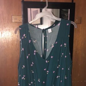 Old navy floral jumpsuit